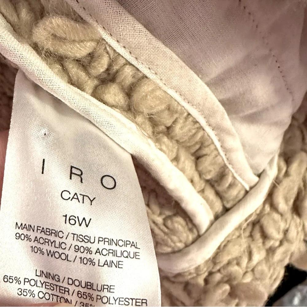 SALE IRO loop knit jacket | fits more like US med 8-10 - Picture 9 of 11